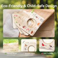 Thumbnail for NatureBook – Zestaw do odkrywania przyrody – Edukacyjna drewniana ramka do oglądania