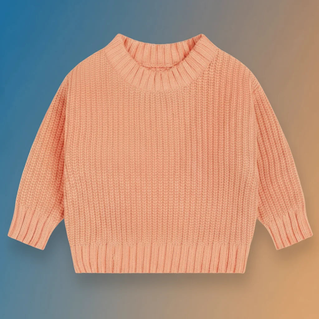 PureSoft – Classic & Cozy - Solidny sweter z dzianiny