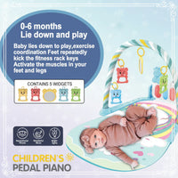 Thumbnail for Musical Baby Play Gym – Kolorowe i edukacyjne – mata do gimnastyki dla niemowląt