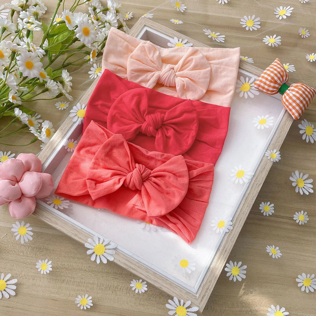 Mini Fashion – Modny i miękki – Opaski z kokardą dla dzieci