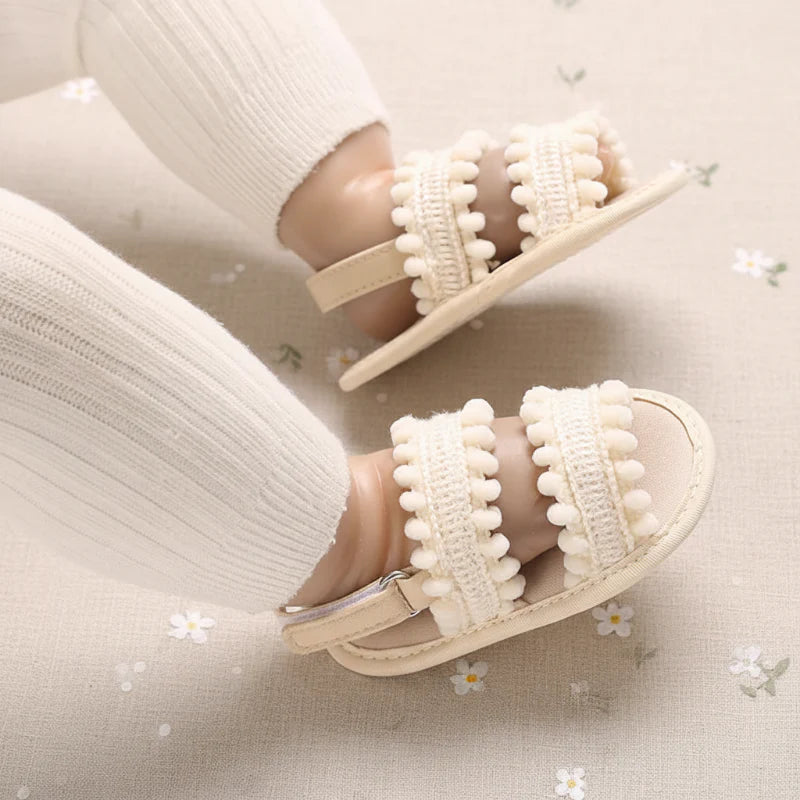 Baby Girls Sandals – Miękkie i wygodne – letnie sandały