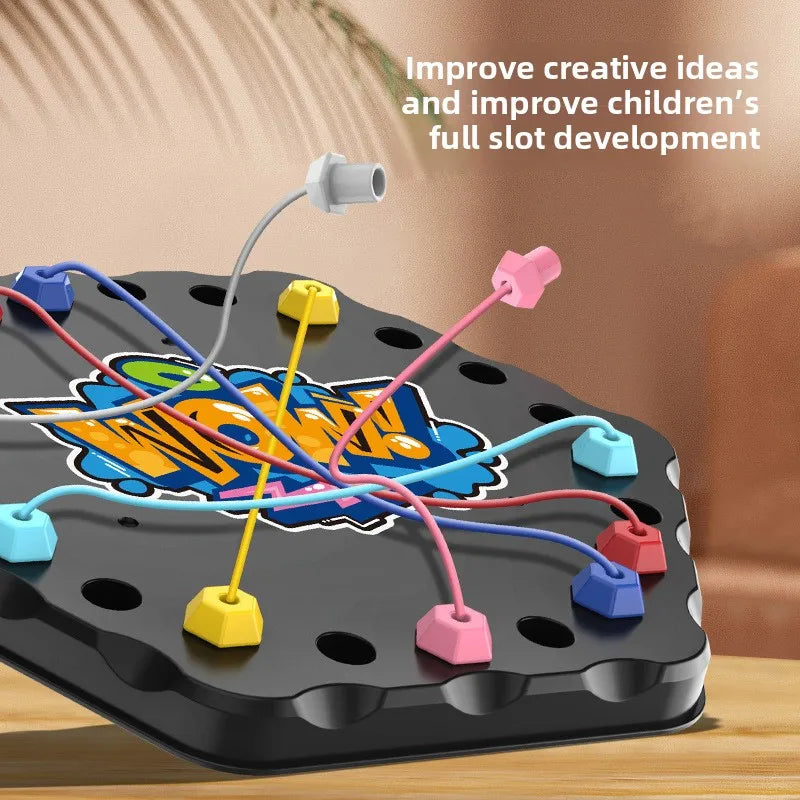 Color Rope Logic Game – Myślenie i interakcja – gra planszowa