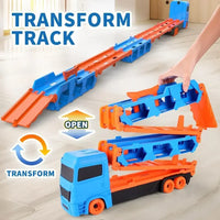 Thumbnail for Mega Transporter - Zabawa wyścigowa 9 w 1 - Transformowalna ciężarówka