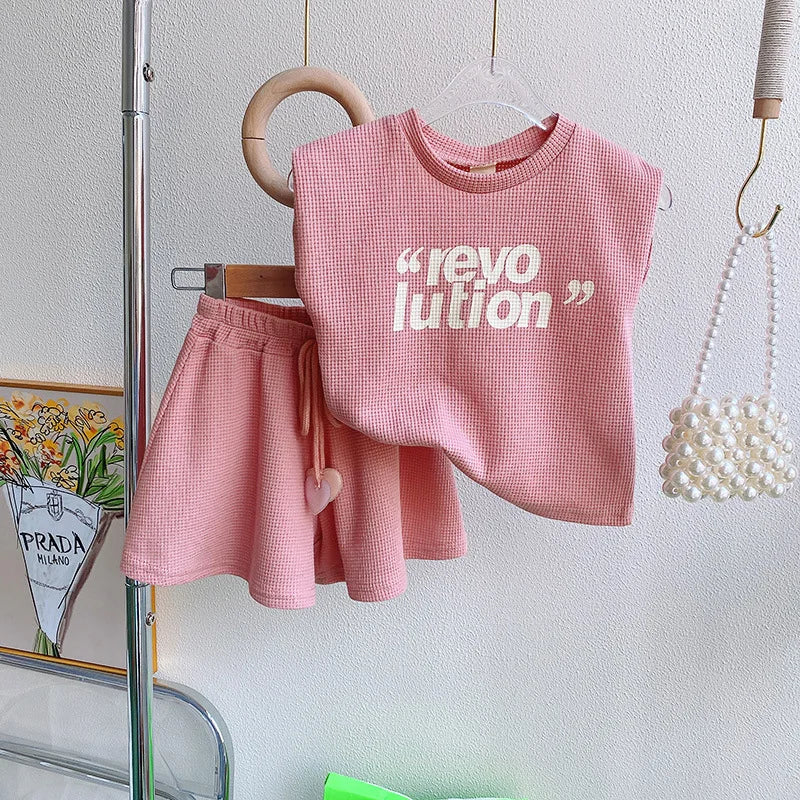 Mini Fashion™ - Komplet dziewczęcy - Stylowa odzież dziecięca