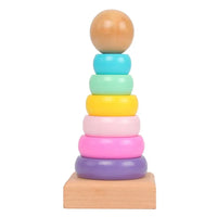 Thumbnail for Rainbow Stacker™ - Tęczowa wieża - Drewniana układanka sensoryczna