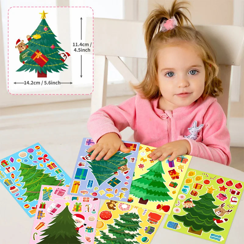 Xmas Tree Stickers™ - Świąteczne naklejki DIY - Kreatywne zabawki