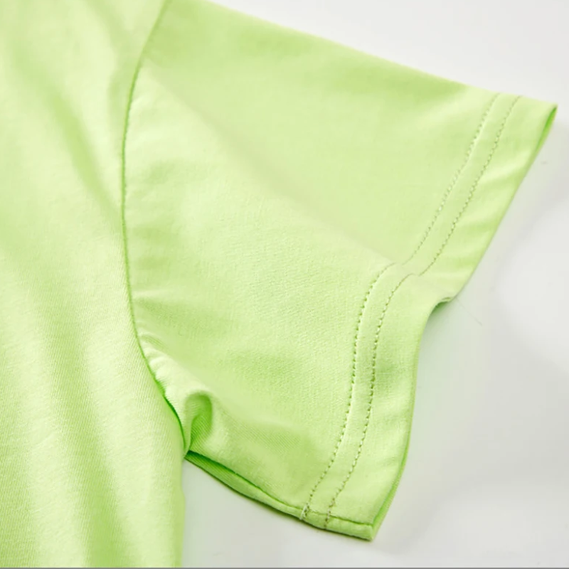 SimpleWear – Casual & Miękkie – T-shirt Relax Fit z okrągłym dekoltem