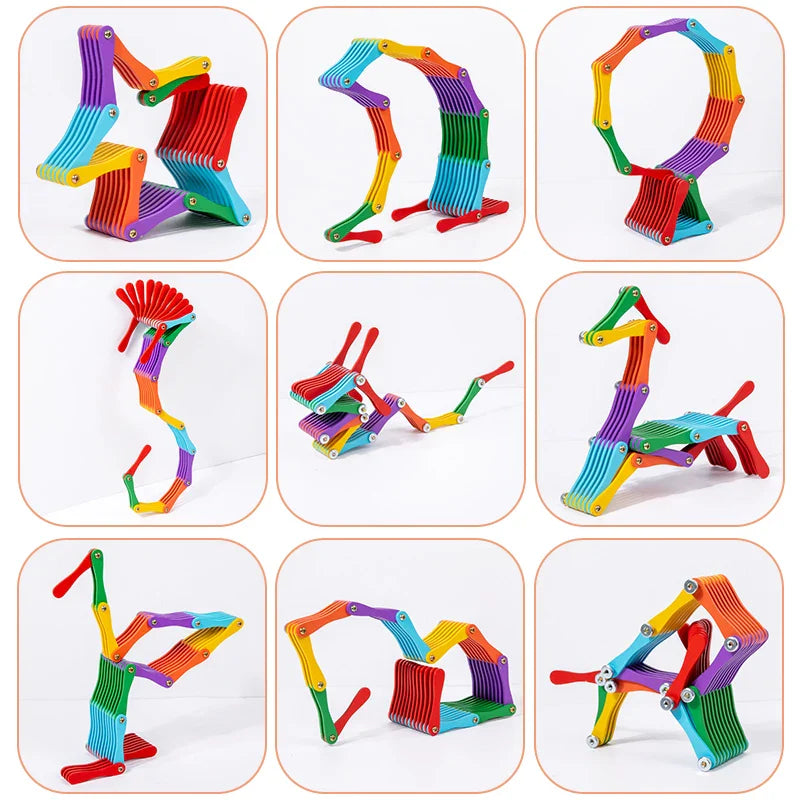 Folding Brain Toy™ – Myśl i graj – Drewniana składana układanka