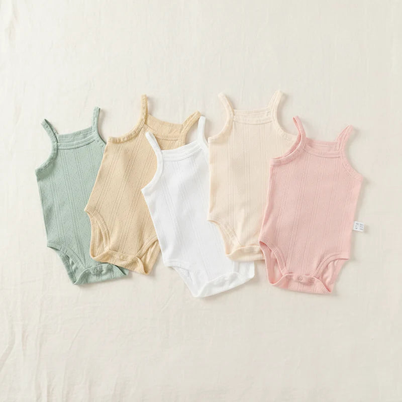 Summer Bodysuit – Lekki i wygodny – dzianinowy body dla niemowląt