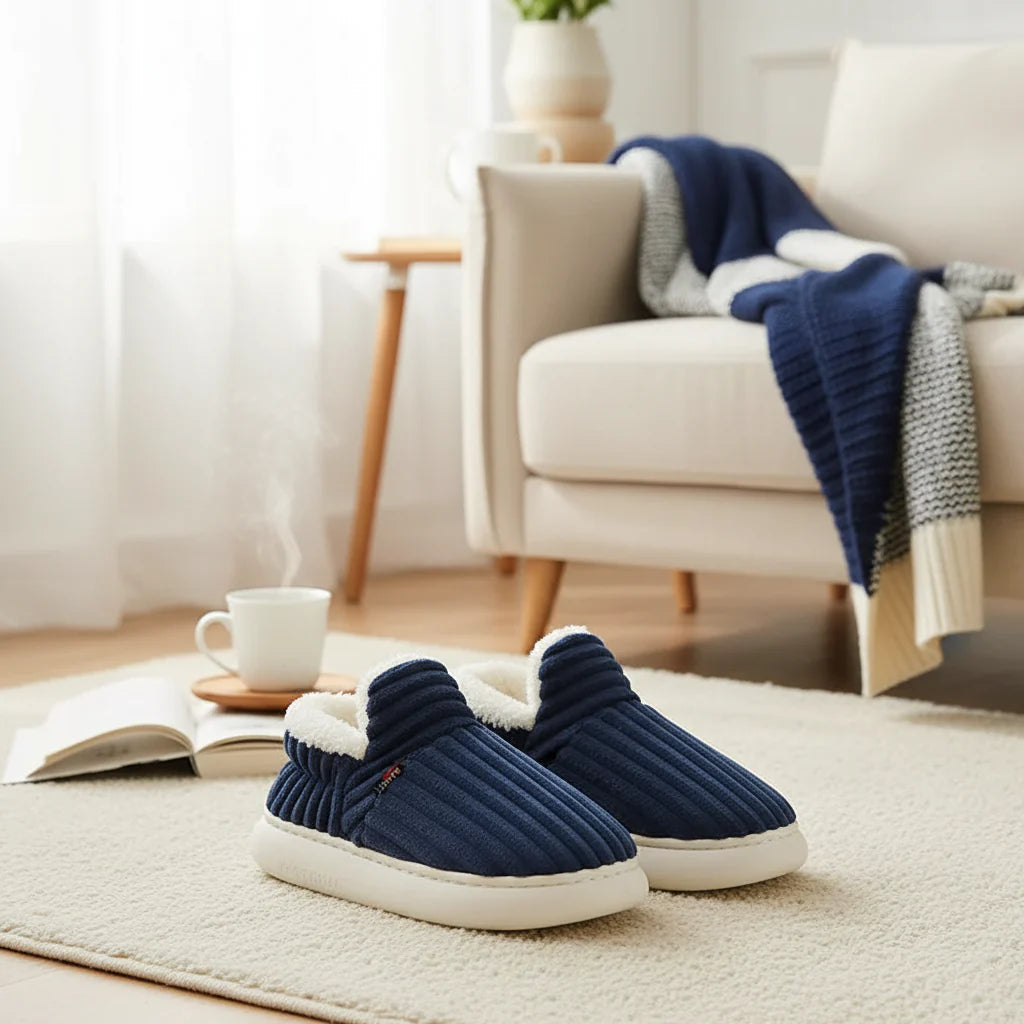 WarmNest – miękkie i ciepłe – antypoślizgowe kapcie