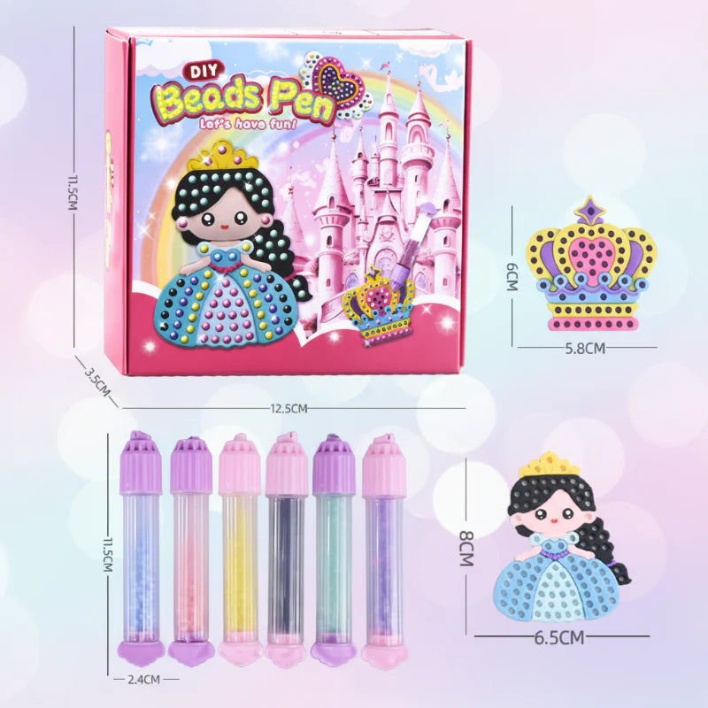 SparklePen – Kreatywny i uroczy – zestaw koralików do samodzielnego wykonania