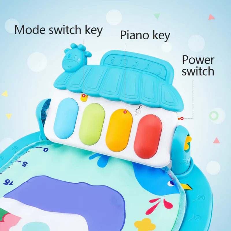 Musical Baby Play Gym – Kolorowe i edukacyjne – mata do gimnastyki dla niemowląt