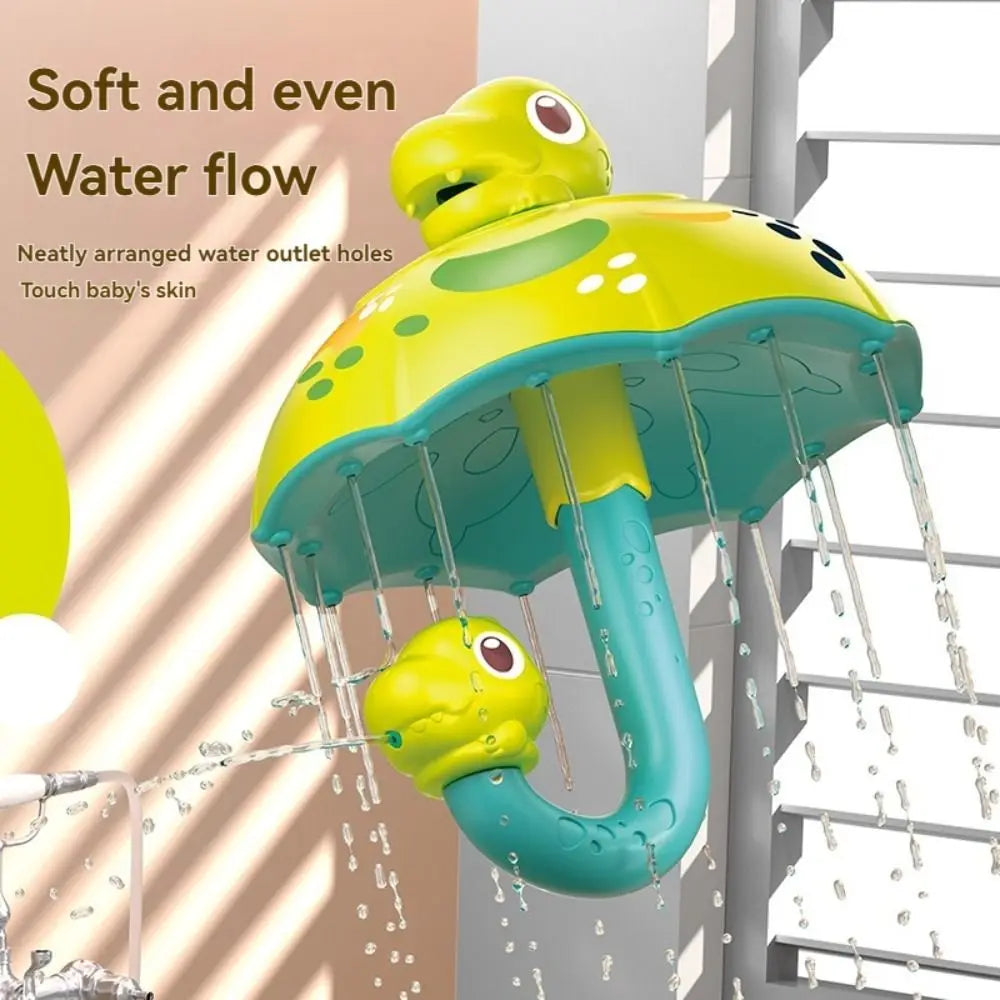 Dino Shower Spin™ – Śmiejąca się, pluskająca zabawa – Parasol z zabawkami do kąpieli