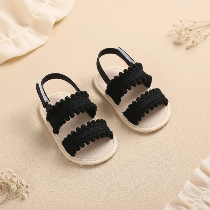 Baby Girls Sandals – Miękkie i wygodne – letnie sandały