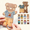 ThreadBear – urocze i edukacyjne – zabawka Montessori do nawlekania w kształcie misia
