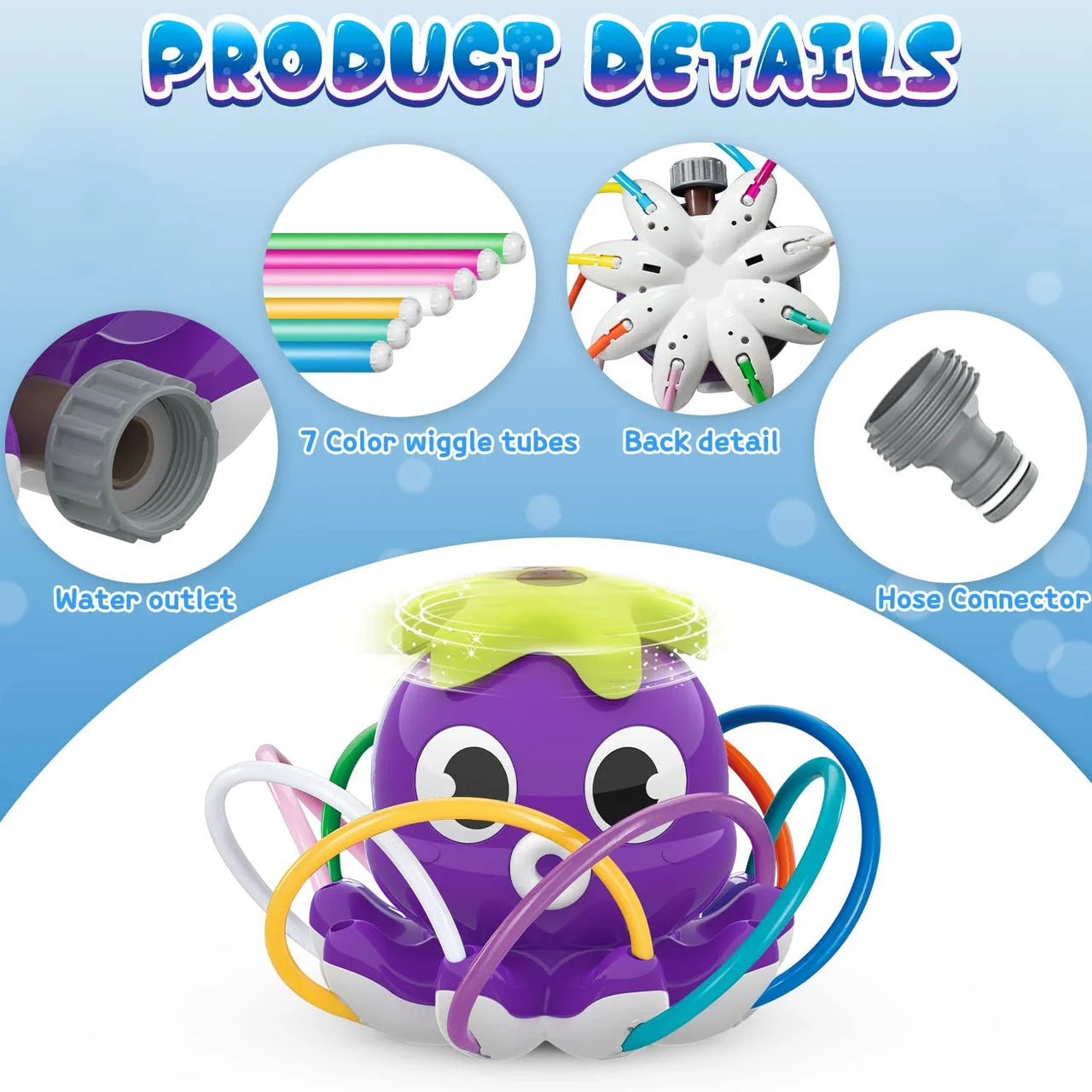 Octopus Sprinkler™ – Splash Fun Octopus - rozpylacz wody do ogrodu