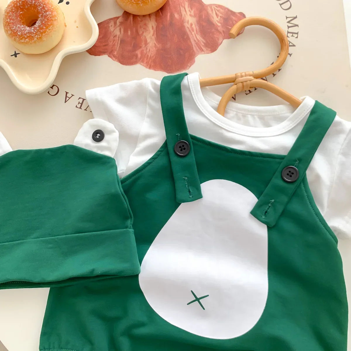Mini Fashion™ - Ubranko dziecięce z żabką - Odzież dla dzieci