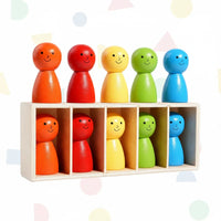 Thumbnail for WoodenMatch – Inteligentna i zabawna – Gra kolorowa Montessori