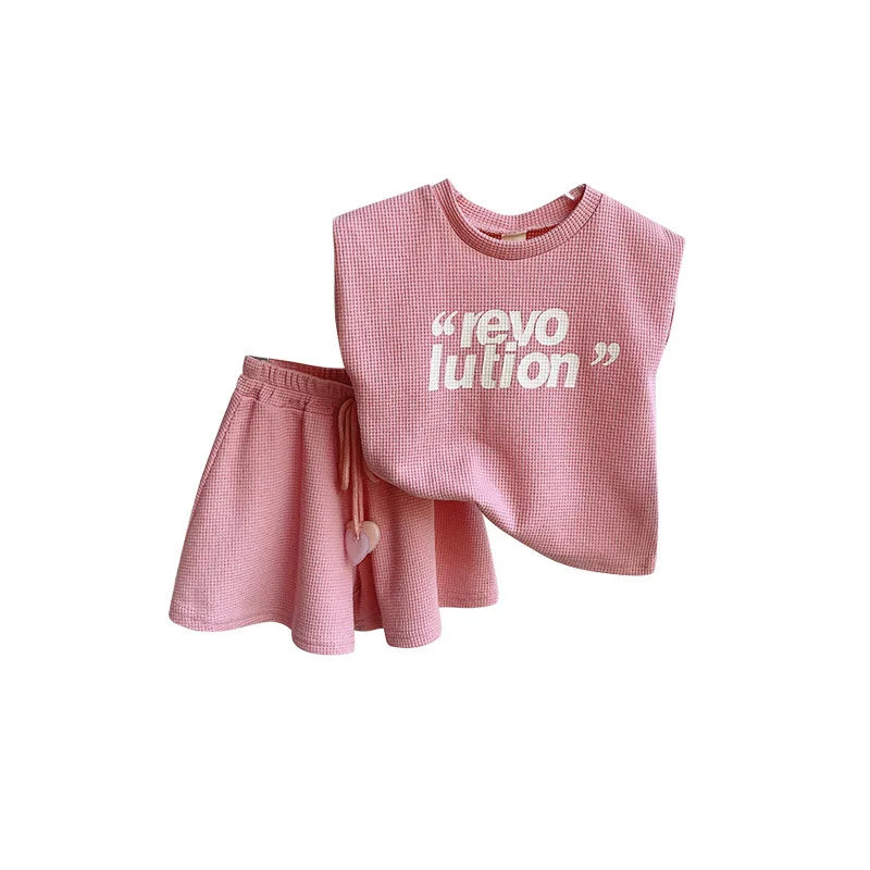 Mini Fashion™ - Komplet dziewczęcy - Stylowa odzież dziecięca