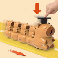 Thumbnail for Capybara Train Toy – Zabawne i urocze – Ruchliwy pociąg