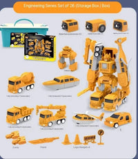 Thumbnail for MagnaMix™ - Transformers ciężarówka zabawka - Samochód rozkładany