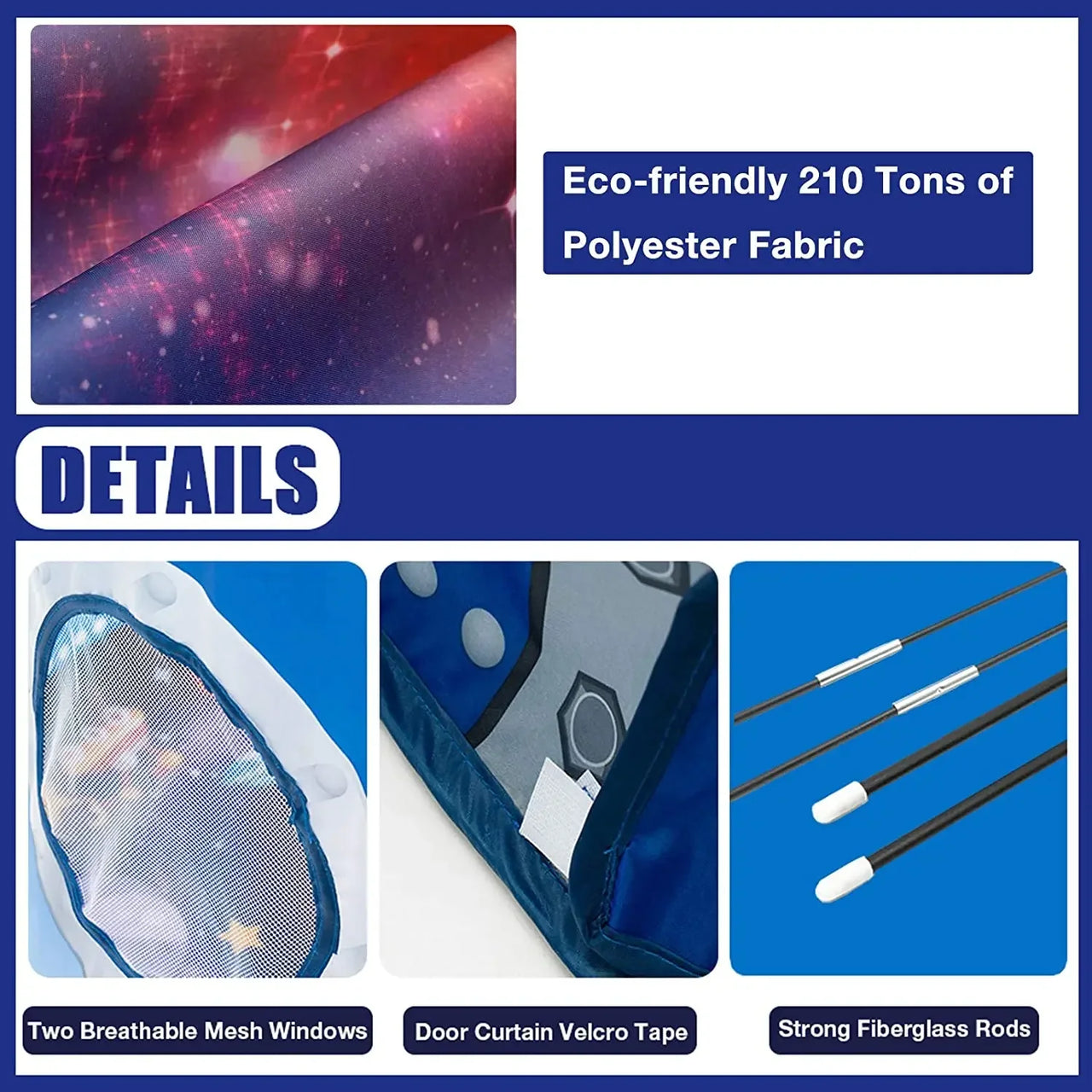 Rocket Ship Tent™ – Kosmiczny namiot do zabawy - Domek zabaw