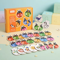 Thumbnail for Wooden Letter Matching Game – Nauka i zabawa – Puzzle z alfabetem
