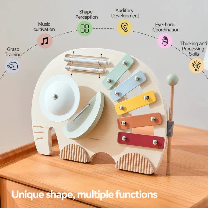 HarmonyWood – Montessori & Kreatywność – Drewniany instrument muzyczny: ksylofon