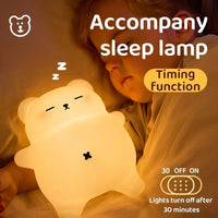 Thumbnail for LumiBear – Urocze i uspokajające – lampka nocna z delikatnym światłem