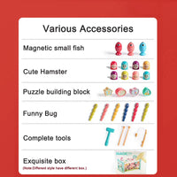 Thumbnail for Montessori Hammering Toy – Motoryka i nauka – zestaw zabawowy 8 w 1