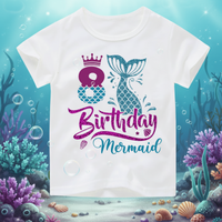 Thumbnail for Birthday Graphic Tee – Urocze i zwiewne – dziecięca koszulka urodzinowa
