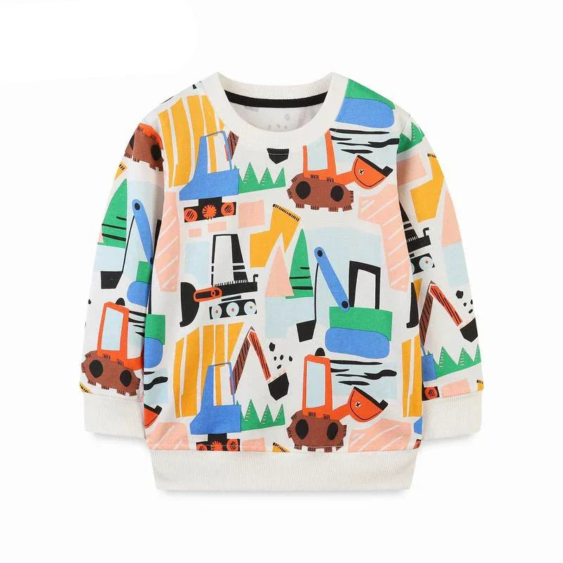 Mini Fashion™ - Bluza w dinozaury - Odzież dziecięca