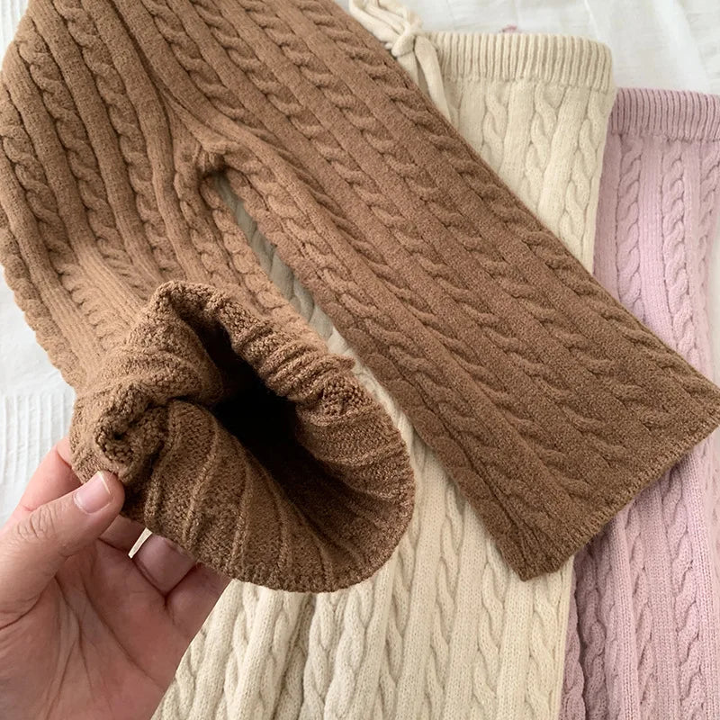 Mini Fashion™ - Spodnie i sweter z dzianiny - Odzież dla dzieci