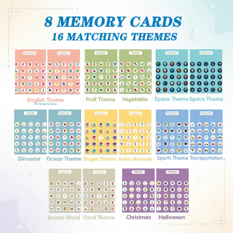 Memory Matching Game – Edukacyjna i rozwijająca – gra pamięciowa