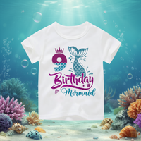 Thumbnail for Birthday Graphic Tee – Urocze i zwiewne – dziecięca koszulka urodzinowa