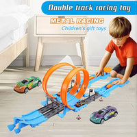 Thumbnail for Double Race Track™ - Kreatywność i zabawa - Zapętlony tor wyścigowy