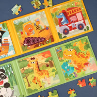 Thumbnail for Magnetic Puzzle Book™ – Zabawa z przyjaciółmi zwierząt – Magnetyczna książka z puzzlami