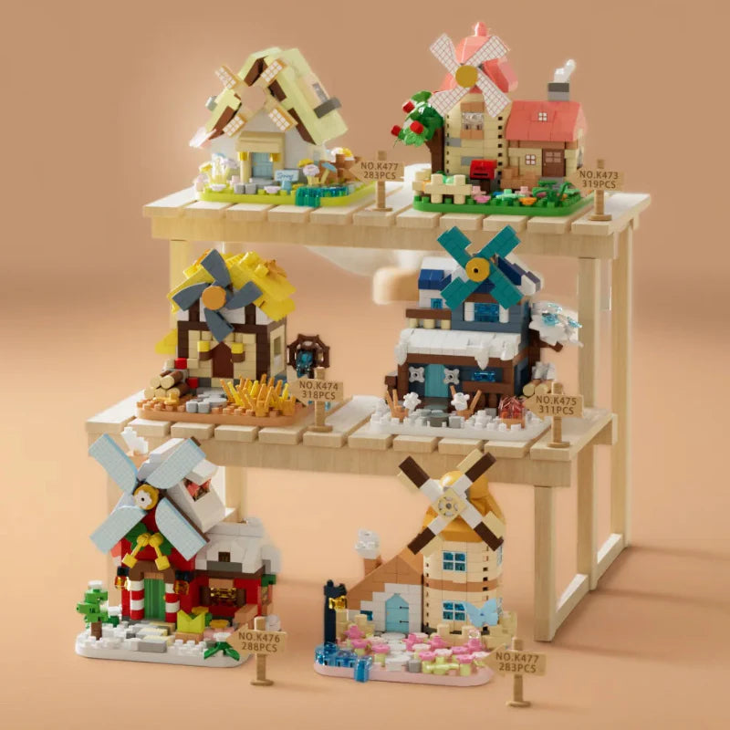 DIY Windmill Building Blocks – Kreatywne i wymagające – zestaw klocków