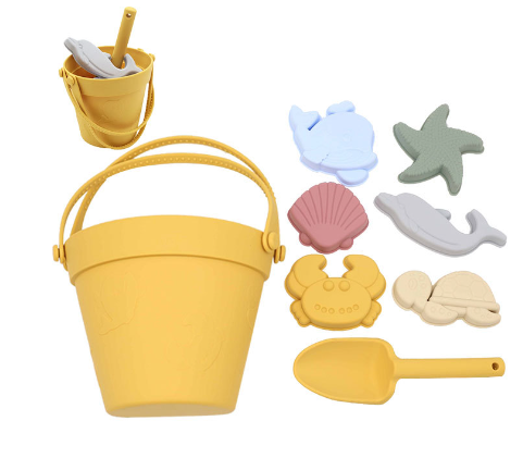 Silicone Beach Set™ - Silikonowy zestaw zabawek do piasku