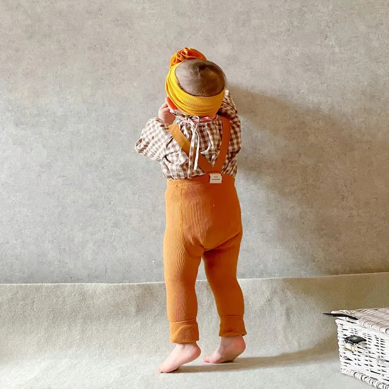 Mini Fashion™ - Dziecięce legginsy z szelkami - Ubrania dla dzieci