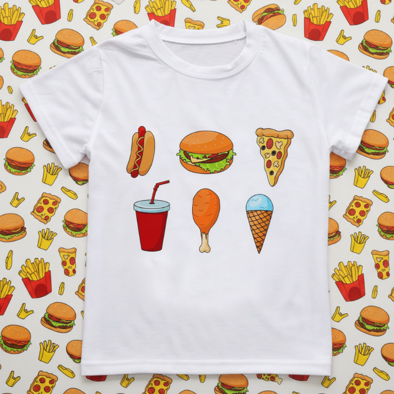 Boys & Girls Summer Tee – Komfort i zabawa – koszulka dziecięca z zabawnym nadrukiem