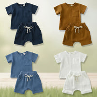 Thumbnail for Baby Summer Outfit – Lekkość i wygoda – zestaw odzieżowy