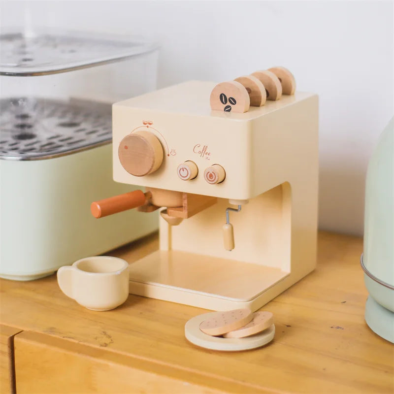 Woods™ - Drewniany zestaw do espresso - Zabawki edukacyjne