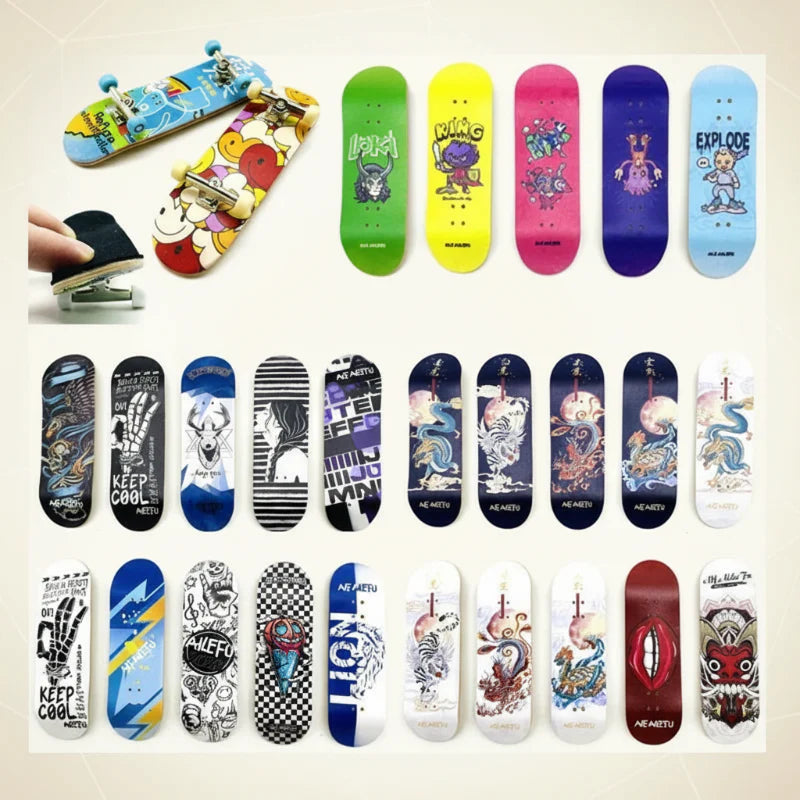 MiniDeck – Wytrzymały i elastyczny – deskorolka na palce