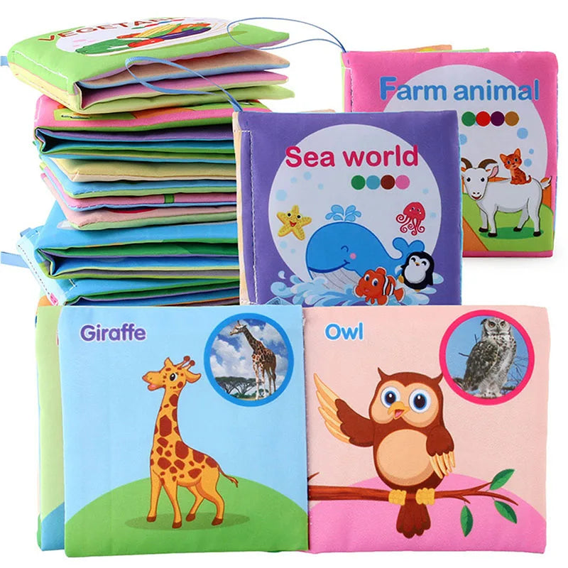 Soft Tail Book™ - Książeczka sensoryczna - Zabawka edukacyjna