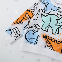 Thumbnail for Kids Dinosaur Sweatshirt – Komfort i styl – sweter dziecięcy Dino