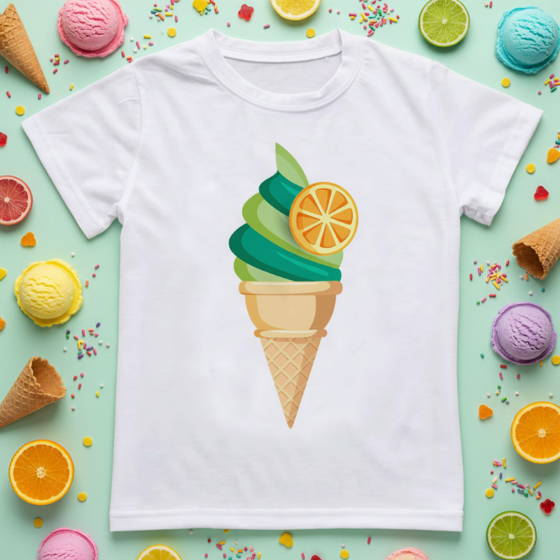 Boys & Girls Summer Tee – Komfort i zabawa – koszulka dziecięca z zabawnym nadrukiem