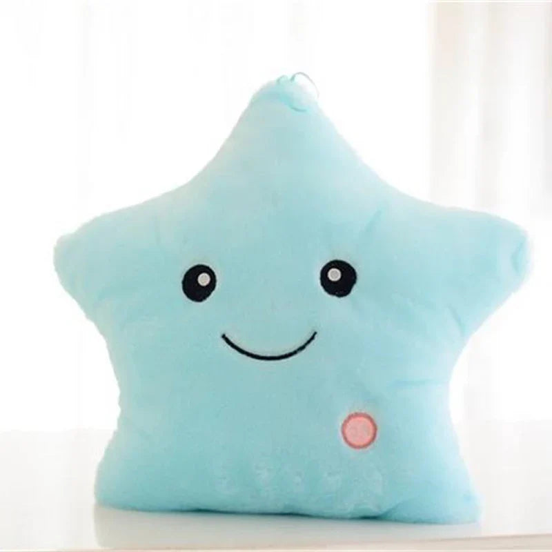Glow Star Pillow™ – Gwiezdna zabawa w łóżku - świecąca poduszka Cuddly