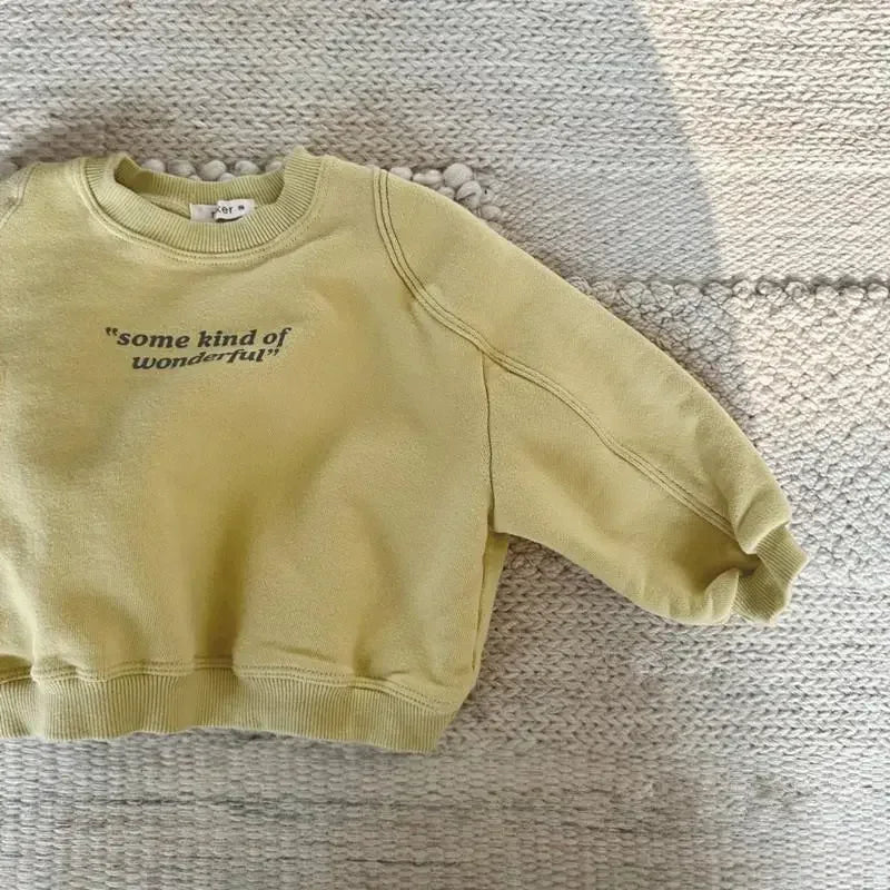 Mini Fashion™ - Sweterek z napisem - Odzież dziecięca