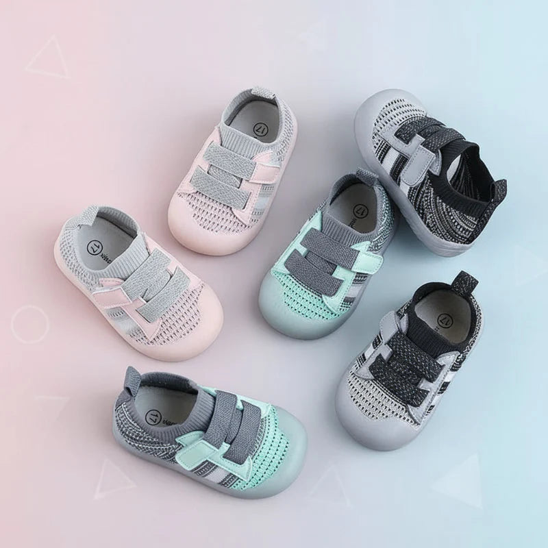 TinyRunner – Sportowe i oddychające - siateczkowe buty dziecięce z miękką podeszwą
